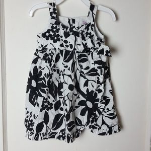 Lily Bird Black and White Flower Dress